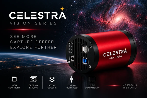 CELESTRA Vision Series astronomical camera